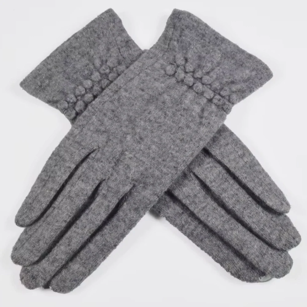 Cashmere & Wool Blend Gloves luxury cashmere